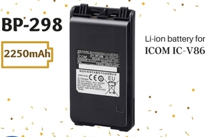 Batterie en gros, meilleure qualité, vente populaire, batterie Li-ion BP-298 2250mAh pour radio amateur IC-V86 ICF3003 IC4003 - Product Image 2