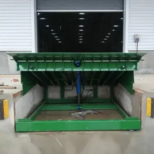 Gıda ve içecek fabrikası inşaat işleri için kamyon boşaltma için yüksek kalite 6-10T Panda hidrolik yükleme rampası platformu
