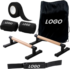 <span class=keywords><strong>Barras</strong></span> Paralelas Plegables de Madera para Ejercicios en la Calle, Soporte para Flexiones, <span class=keywords><strong>Calistenia</strong></span>, Material de Madera y Acero - Product Image 4