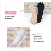 YEBEI Coussinets de talon auto-adhésifs en PU souple, confortables et absorbant les chocs, de haute qualité, pour soulager la douleur et protéger les talons