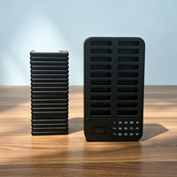 Sistema de Llamada Inalámbrico 433Mhz, Alcance de 300m, Resistente al Agua, Buzones para Invitados con Sonido y Luz Intermitente para Restaurantes y Clínicas, 20 Unidades
