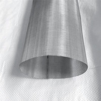 Tabung Filter Kawat Jaring Baja Tahan Karat Ss 304 316 316l yang Dapat Digunakan Kembali, Tabung Bulat Filter Kawat Jaring, Kartrid Filter