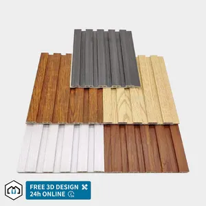 Co-extrusion Waterproof WPC Exterior Wall Cladding WPC Great Wall Panels Decorative Wood Plastic Composite Wall Board