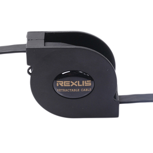 Bochara Retráctil Flexible Flat CAT-6 RJ45 Cable de conexión Ethernet de red para enrutador de módem Red LAN 1m <span class=keywords><strong>2M</strong></span> - Product Image 5