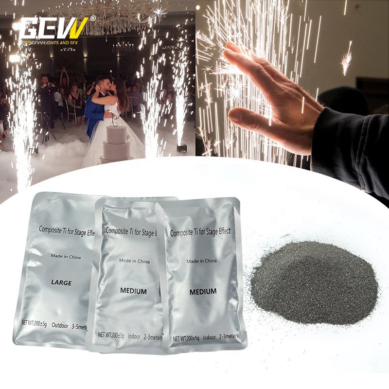 200g cold spark powder Smokeless Composite Titanium Ti Powder For Cold Spark Machine