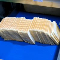 Machine à trancher le pain en blocs entiers, industrielle et commerciale, trancheuse à pain à mouvement alternatif, équipement de découpe automatique du pain pour boulangerie