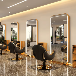 Miroir en verre LED mural pour salon de coiffure, salon de beauté, salle de sport, usage commercial, miroir en verre pour salon de coiffure, fourni par l'usine - Product Image 4