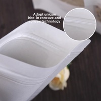 Sachet Doypack en Papier Kraft Blanc Anti-Odeur Réutilisable pour Aliments pour Animaux, Bonbons, Thé, Noix, Snacks, Sucre, Gelée – Fournisseur Direct Usine, Recyclable