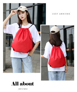 Waterproof Custom Drawstring Bag Sports Outdoor Casual Sports Backpack Drawstring Backpack Custom logo Designer Drawstring Bags - Product Image 5