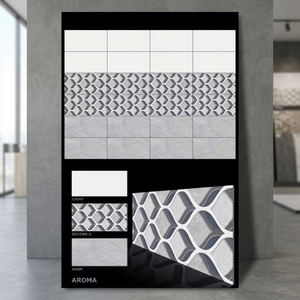 Carreaux de revêtement mural en céramique ultra-minces et flexibles de 8,5 mm, design porcelaine, 12x24 30x60 300x600 mm, légers, pour extérieur et salle de bain - Product Image 5