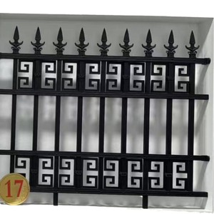 พื้นผิวเรียบเคลือบ PVC ป้องกันการปีนเขาที่ทันสมัยเป็นมิตรต่อสิ่งแวดล้อมพื้นผิวเรียบสำหรับรั้วประตูรั้วโรงเรียนวิลล่า - Product Image 6