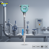 KY TGK100 Thermal Mass Gas Flow Meter No Pressure Loss for Compressed Air and Industrial Gas Monitoring