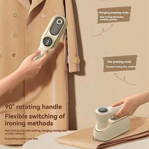 Portable Household <b>Travel</b> <b>Steamer</b> Iron, 1200W Handheld With LCD Display Fast Heating 180. Swivel Handle Clothes Ironing Machine - Product Image 5