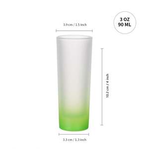 Vasos de chupito de 2.5 oz para sublimación, con acabado esmerilado y color degradado, personalizables al por mayor, 2023 - Product Image 2