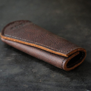 Leather pot <b>handle</b> covers manufacturer wholesale, thickened heat-insulating pot <b>handle</b> protective covers, home kitchen frying - Product Image 3