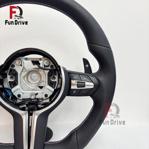 Volant sport en <span class=keywords><strong>cuir</strong></span> avec boutons <span class=keywords><strong>M1</strong></span> M2 bleus pour BMW F01 F06 F10 F11 F15 F20 F22 F30 F36 M3 F80 M4 F82 M5 F90 E90 - Product Image 2
