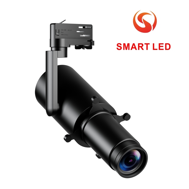 10W/15W/20W/30W Aluminum Modern Zoomable Shapeable Cut COB LED Track Gobo Projector Light for Museum Art Gallery Painting