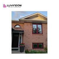 Popular gran oferta Montreal antiguo a prueba de viento aislamiento acústico rejilla francesa abatible aluminio y ventanas de madera