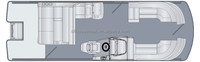 Bateau Ponton en Aluminium de Luxe Avec Moteur et Remorque à Vendre