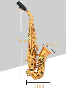 Vente en gros d'usine pour enfants adultes à double usage Type Treble B Flat Little Bend <span class=keywords><strong>Saxophone</strong></span> - Product Image 3