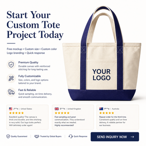 Bolsa de Compras de Lona Reutilizable de Gran Capacidad con Asa Reforzada, Personalizable con Logotipo, para Regalos, con Asa Resistente, DIY - Product Image 6