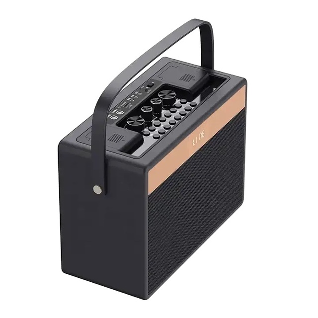 W500 Rechargeable Sell Well Powerful Outdoor Bluetooh Speaker System With Dual Microphone Wireless Portable Karaoke Speaker