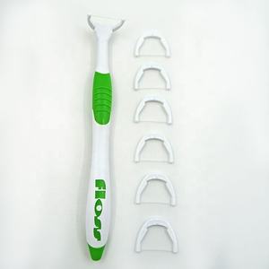 Supermercato vendita calda su misura di colore filo interdentale titolare filo interdentale raccogliere con 20pcs ricariche per uso familiare - Product Image 5