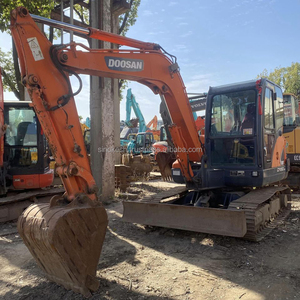 Free Shipping Mini Excavator 6 Ton EPA Euro Doosan DX60 Crawler Digger <b>Farm</b> Used Korean Mini Excavator Machine - Product Image 4