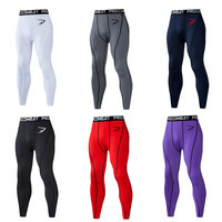   Celana Kompresi 5.0 Celana Olahraga Pria Legging Olahraga Yoga Latihan Gym Legging Cepat Kering Celana Ketat Lari Fitness