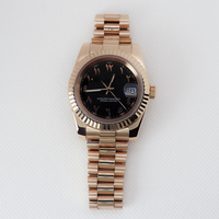 Montre automatique mécanique pour homme, bracelet en acier inoxydable, cadran en acier inoxydable de luxe, bracelet réglable, fournisseur chinois