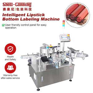 Máquina Etiquetadora de Alta Precisión para la Parte Inferior de Lápices Labiales con Sistema de Control Inteligente, Equipo de Etiquetado sin Arrugas para Tubos de Cosméticos - Product Image 2