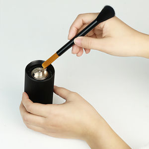 Cepillo de Limpieza para Molinillo de Café, Cepillo de Doble Cabezal para Limpiar Polvo de Café, Herramienta de Barrido para Barra de Escritorio, Limpieza de Cafeteras - Product Image 4