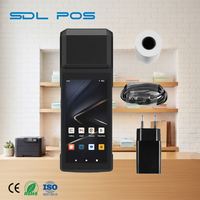 Impresora Portátil con Velocidad de Impresión de 80 mm/s, Conectividad 4G, POS con Impresora de 58 mm, Pantalla HD Clara para Vendedores Ambulantes, Sdlpos