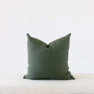 Wholesale Cheap 100% Cotton Modern Solid Back 200TC Eco-Friendly Multi Colors Square Throw <b>Pillow</b> for Home Hotel Spa - Product Image 6