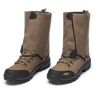 Guêtres de jambe en nylon pour l'extérieur, camouflage brun loup, imperméables, compatibles Molle, accessoires de chasse, ajustement universel - Product Image 3