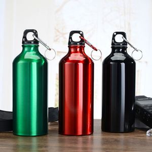 Customized Lightweight Reusable Aluminum Anti-corrosion Coated <b>Bottle</b> Straw Cap Carabiner Leak Proof Foldable Design 400-<b>750ml</b> - Product Image 2