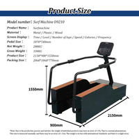 D9210 Surf Intérieur Vagues De Surf Machine Simulator Soft Wave Pool Commercial Gym Surf Wave Machine pour une utilisation en salle de sport