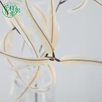 Plante artificielle en tissu de soie blanc effet saule de 75 cm, feuille d'eucalyptus, pour arrangement floral de salle de mariage, Noël, Pâques