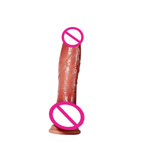 Dildo réaliste à double couche souple pour femme, en silicone liquide simulé, étanche, vibrant, dispositif de masturbation, produits sexuels Amazon