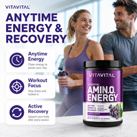 Poudre d'Énergie Aminé BCAA EAA Nutrition Sportive Croissance Musculaire Adulte Sans Sucre OEM ODM Compléments Alimentaires Marque Privée Usine Personnalisée