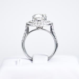 S925 Oval Shape <b>Moissanite</b> <b>Ring</b> Gemstone Fine Quality Lady's <b>Ring</b> - Product Image 5