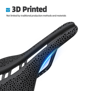 250x150mm Cool <span class=keywords><strong>selle</strong></span> <span class=keywords><strong>de</strong></span> vélo 3D nid d'abeille haute résistance imprimé coussin Super léger en Fiber <span class=keywords><strong>de</strong></span> carbone T800 route <span class=keywords><strong>VTT</strong></span> siège - Product Image 2