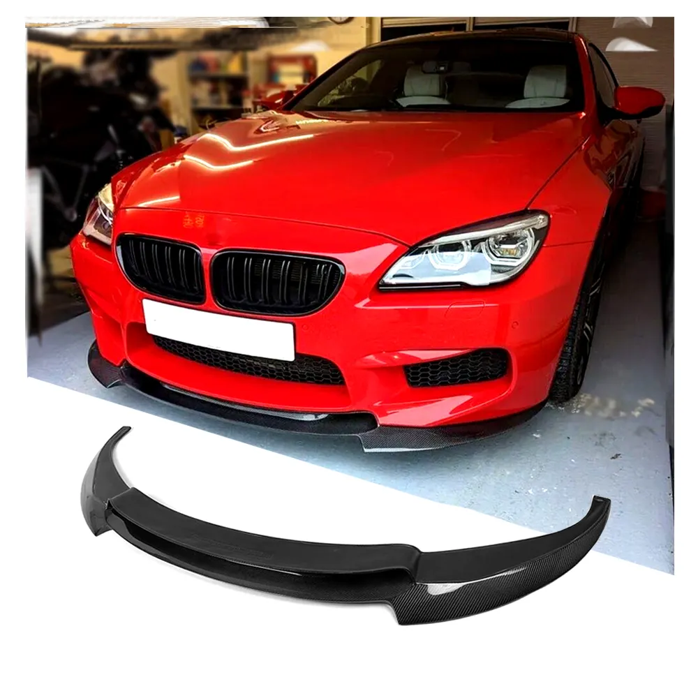 F06 Car Parts Carbon Fiber Front Lip For BMW M6 6 Series F12 F13 2014-2019