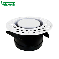 Válvula de Ventilación de Aire Moderna, de Plástico, Oculta, Invisible, Integrada, Ultrafina, sin Marco, con Salida de Aire en Forma de Disco
