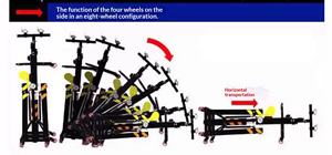 Soporte de Iluminación de Manivela Resistente para Bodas y Eventos, Torre de Elevación Telescópica para Luces Móviles de Escenario, Equipo de Alquiler - Product Image 3