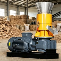 Machine à granulés de biomasse haute capacité 300 kg/h STLW-250, pelletiseur de bois pour la production de biocarburant à partir de balles de riz et de paille