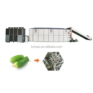 China Mesh Belt Conveyor Dryer Vegetable Carrot Drying Machine Continuous Belt Carrot Dehydrator Onion Garlic dryer