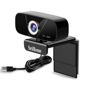 Cámara de ordenador con sensor CMOS, balance de blancos automático y corrección de color, cámara web con micrófono para ordenadores - Product Image 1