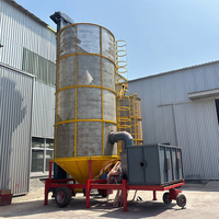 Séchoir à Grains Vertical Circulaire à Basse Température pour Riz, Maïs, Blé, Soja - Machine Agricole de Séchage des Céréales