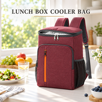 Sac isotherme pour boîte à lunch, sac isotherme Oxford grande capacité avec fermeture éclair et bretelles, commandes en gros bienvenues